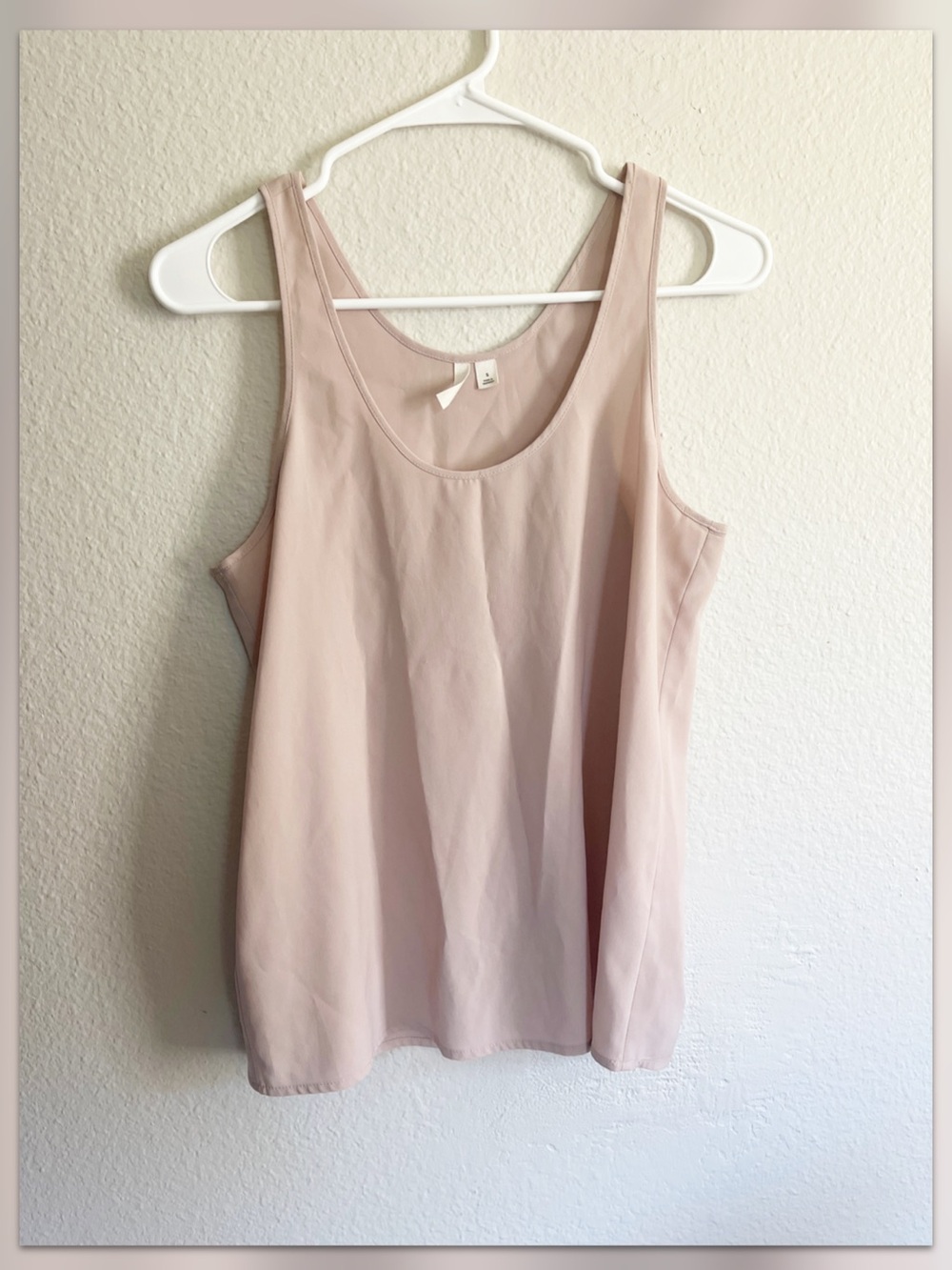 Frenchi Sleeveless Scoop Neck Tank Top - Blush